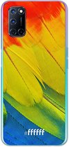 6F hoesje - geschikt voor OPPO A72 -  Transparant TPU Case - Macaw Hues #ffffff