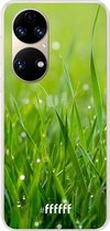 6F hoesje - geschikt voor Huawei P50 -  Transparant TPU Case - Morning Dew #ffffff