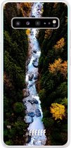 6F hoesje - geschikt voor Samsung Galaxy S10 5G -  Transparant TPU Case - Forest River #ffffff