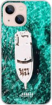 6F hoesje - geschikt voor iPhone 13 Mini -  Transparant TPU Case - Yacht Life #ffffff