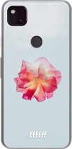 6F hoesje - geschikt voor Google Pixel 4a 5G -  Transparant TPU Case - Rouge Floweret #ffffff