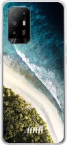 6F hoesje - geschikt voor OPPO A94 5G -  Transparant TPU Case - La Isla #ffffff