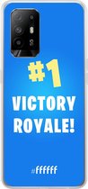 6F hoesje - geschikt voor OPPO A94 5G - Transparant TPU Case - Battle Royale - Victory Royale #ffffff