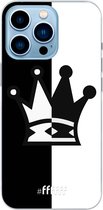 6F hoesje - geschikt voor iPhone 13 Pro Max - Transparant TPU Case - Chess #ffffff