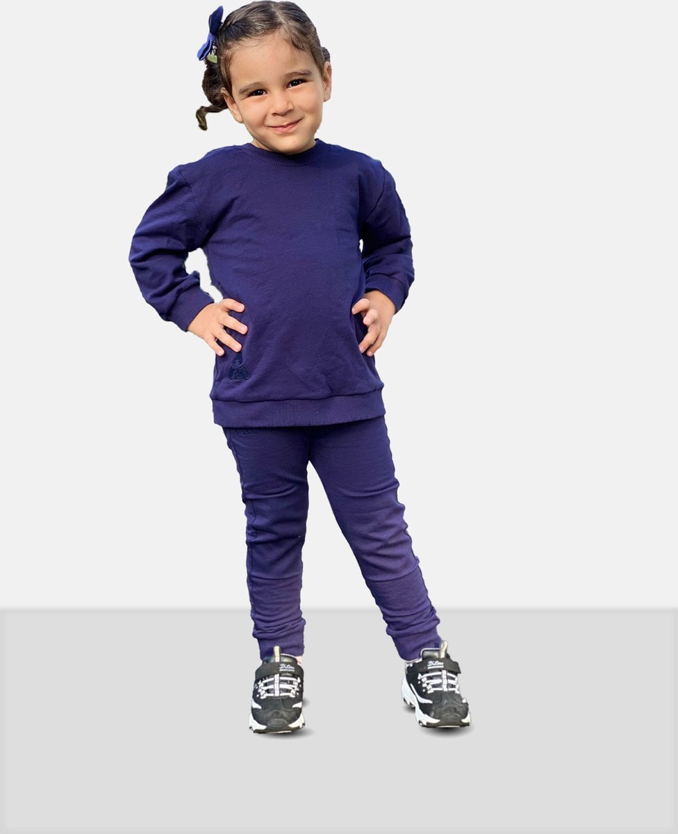 Gami Joggingpak unisex donker blauw 110 Donker blauw