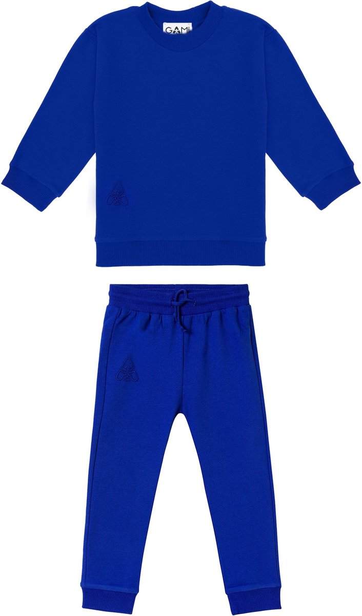 Gami Joggingpak unisex blauw 110 Blauw