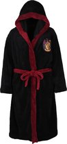 Zwarte herenbadjas met capuchon Harry Potter Griffoendor MAAT M