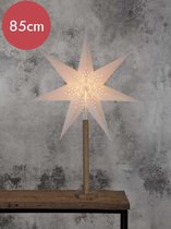 Star Trading Star de Noël à pied - bois et LED