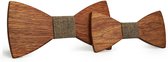 DWIH - houten Vlinderdas - Vlinderstrik van hout - Vader & Zoon - Sailor