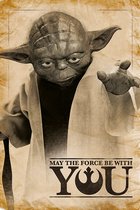 Star Wars poster - Yoda - Force - 61 x 91.5 cm