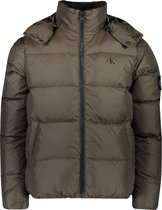 Calvin Klein Jas Groen Aansluitend - Maat L - Heren - Herfst/Winter Collectie -