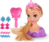 Babyfi ® - Multifunctionele kappop voor meisjes - inclusief diverse haar accessoires & make-up - kaphoofd voor kinderen - schminkpop