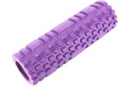 Fitness roller - Foam roller - Yoga massage roller - Yoga roller - EVA - Paars - 45cm