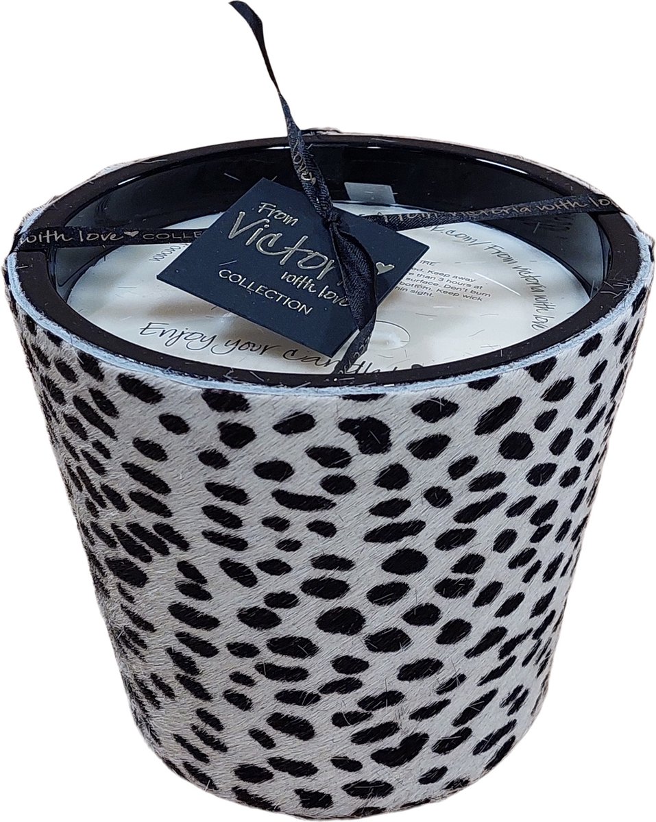 VICTORIA KAARS NEW ROXY LEOPARD ZWART S - ZWARTE PANTER STIP