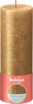 Bolsius Stompkaars Shimmer Gold - 19 cm / Ø7 cm