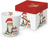 PPD - Mok Christmas Kitty in giftbox - Kerstmok met kat - Kerstcadeau - Mokken poes