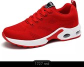 Ladies Running Shoes Sneakers Outdoor Sport Kleur Rood Maat 42