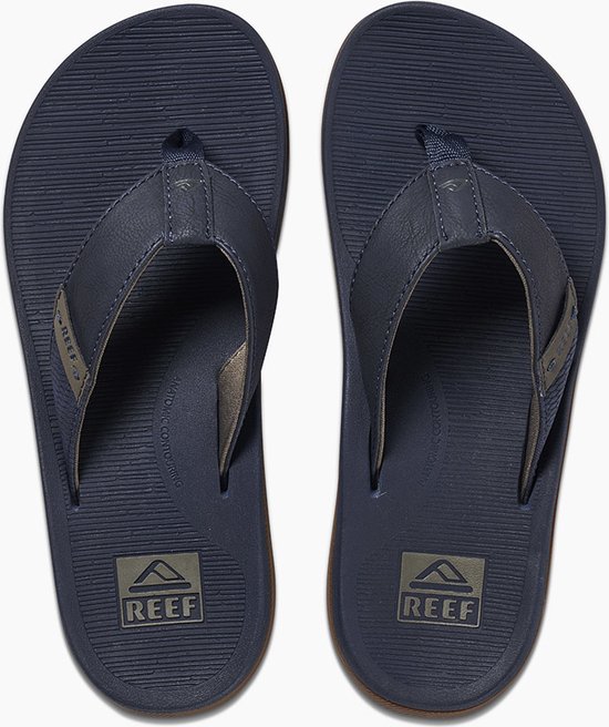Reef Heren Slippers Santa Ana - Navy | bol.com