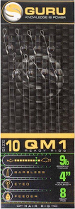 Guru - Bas de ligne Leader QM1 Ready - 10 cm - Guru