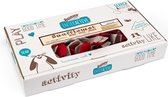Bunny nature snuffelmat vilt rood / grijs - 28x15x5 cm - 1 stuks