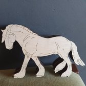 handgemaakte spaarport paard