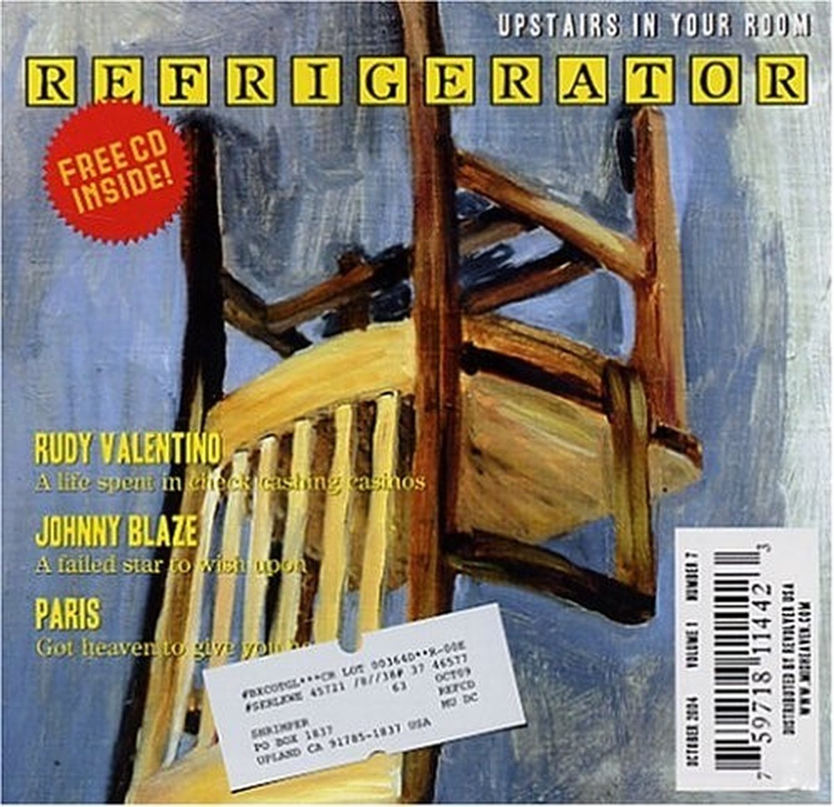 Refrigerator - Upstairs In Your Room (CD)