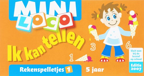 Mini Loco 1 Ik kan tellen Rekenspelletjes - cover