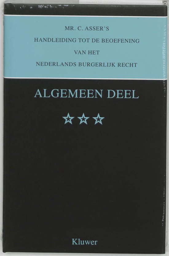 Asser-serie 3 - Algemeen deel - cover