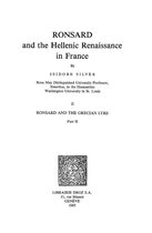 Travaux d'Humanisme et Renaissance 2 - Ronsard and the Hellenic Renaissance in France