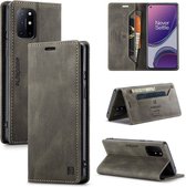 Luxe Flip Case met RFID Bescherming Kaarthouder en Magneetsluiting voor OnePlus 8T _ Bruin