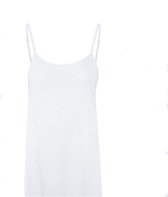 Dames hemd met Spagetti Bandjes 2XL/3XL wit
