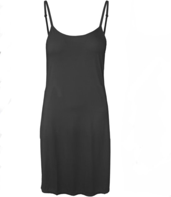 Bellivalini Dames Onderjurk Verstelbare Riemen BLV50-175 (Zwart, L