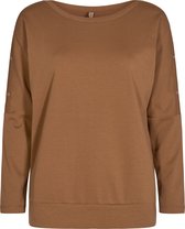 Soyaconcept-Rabine 1 longsleeve met vleermuismouw - caramel, maat S (36)