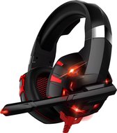 Gaming Headset met Microfoon Rood - PC + PS4 + PS5 + Xbox One