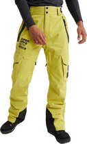 Superdry Snow Rescue Wintersportbroek - Maat XL  - Mannen - geel/groen/ zwart