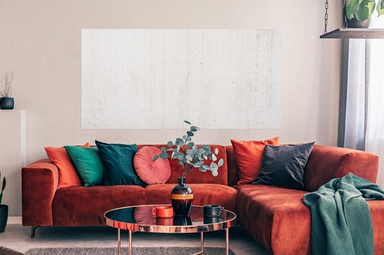 Poster Béton - Mur - Wit - 160x80 cm