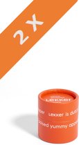 The Lekker Company - 2 x Neutral Deodorant -  2x 30 ml - 60 ml - half jaar lang smeren - plastic free