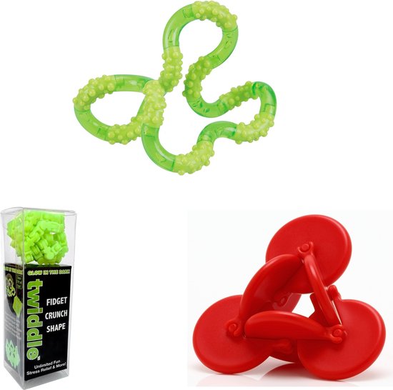 Foto: Fidget voordeelset viii tangle osm twiddle combo 3 pack