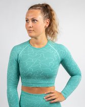 JT Supply – Epic – Naadloze Sporttop lange mouwen – Seamless Sporttop – Longsleeve Crop Top – Sportshirt – Sport BH – Fitness Beha – Fitness BH – Fitness Top – Yoga Crop Top – Yoga