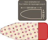 Feligi Strijkplankovertrek - START- Siliconband Glide Cotton-140x55 cm - Rosas