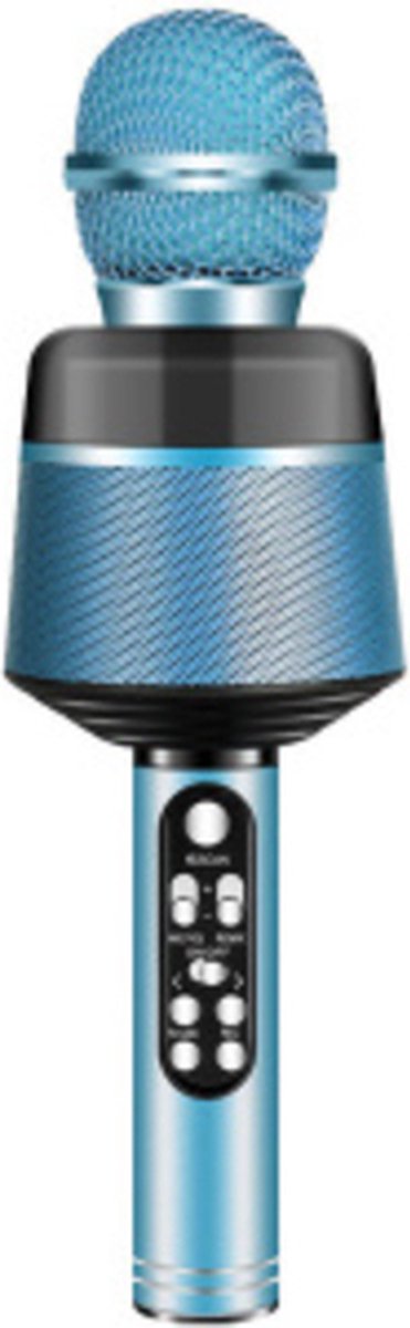 Karaoke Microfoon – Met Kleurrijke Ledverlichting – Blauw