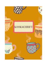 Kookschrift - Geel - Recepten - Schrift - Receptenboek - Cadeau - Softcover - Elastiek - Kookliefhebber - Kerstcadeau  - Koken - Gerechten - Koken