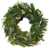 Groene krans vers handgemaakt! [Kerst - Winter - Elegant - Botanisch - Chic - Luxury - Slow Living]