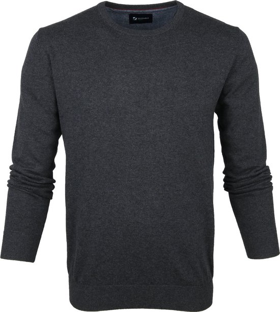 Convient - Pull Respect Katoen Bio Rince Anthracite - Taille XXL - Coupe moderne