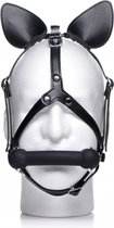 Dark Horse Pony Head Harness with Silicone Bit - Black - Masks
