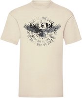 T-shirt rock and Roll in my Soul - Off white (S)