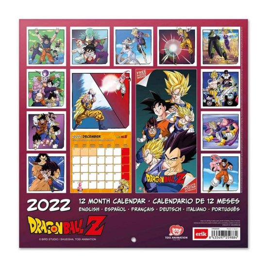 Dragon Ball Kalender 22 Anime Manga Japans 30 X 30 Cm Bol Com