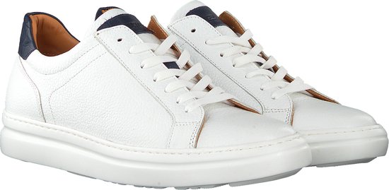 Mazzeltov 5405 Lage sneakers - Leren Sneaker - Heren - Wit - Maat 45 |  Bestel nu!