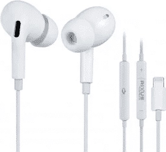 Rixus InEarKoptelefoon 3,5mm jack oortelefoon Compatibel met iPhone