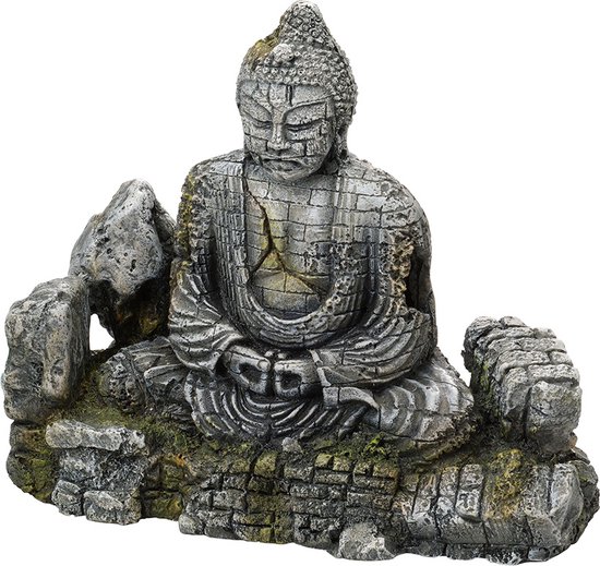 geluk bevel de begeleiding Aqua della aquarium ornament buddha 22,2x10,5x19 cm | bol.com